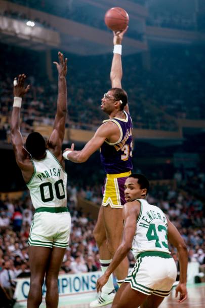 1984: Uno degli innumerevoli duelli tra Lakers e Boston